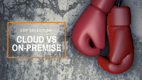 cloud vs on-premise ERP