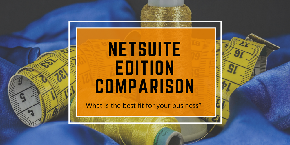 NetSuite edition comparison