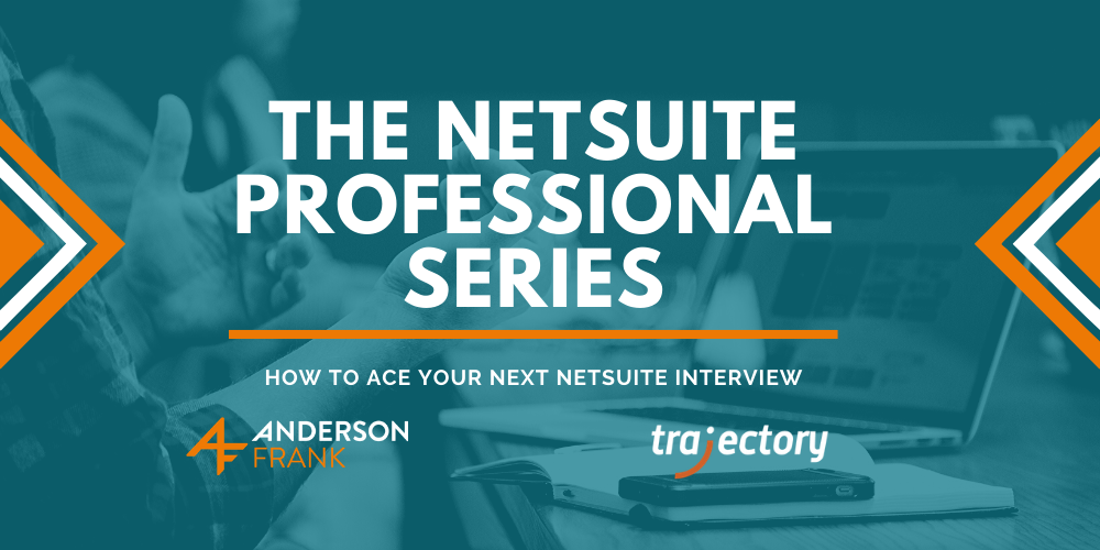 a NetSuite professional being interviewed